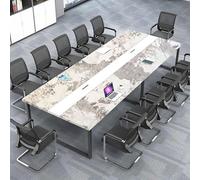 Modern Conference Table - Durable Scratch-Resistant Office Desk for Meetings Training Rooms & Collaboration Spaces Colors Ideal for Boardrooms