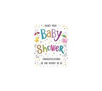 Modern Congratulations Baby Shower Card - 8 x 6 inches - Regal Publishing