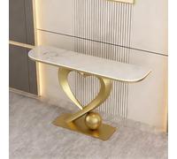 Modern Console Table for Entryway & Living Room Rectangular Sofa Table Behind Couch Metal Frame Stylish & Functional Dimensions: 59.1x11.8x33.5in