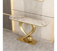 Modern Console Table for Entryway & Living Room Rectangular Sofa Table Behind Couch Metal Frame Stylish Entrance Table (47.2"x11.8"x33.5") Durable & Elegant Design