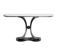 Modern Console Table for Entryway,Slim Sofa Table Behind Couch,Luxury Hallway Table with Marble Look Top,Narrow Accent Table for Living Room Office Hotel A,150 * 30 * 80CM