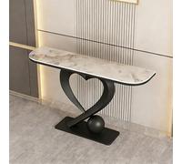 Modern Console Table for Entryway59.1 Rectangular Sofa Table Metal Design for Living Room & Hallway Stylish Black Entry Furniture Perfect Behind Couch