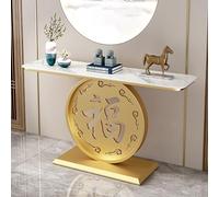 Modern Console Table - Industrial Entryway Sofa Table, Narrow Accent Foyer Table for Living Room, Behind Couch Table, White (39.5"x12") - Stylish Home Decor