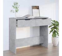 Vidaxl Console Table Concrete Grey 90X36X75 Cm Engineered Wood Console Tables