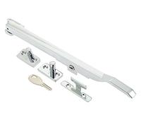 Modern Contemporary Design Lockable Casement Window Stay 10" 250mm (Polished Chrome)