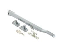 Modern Contemporary Design Lockable Casement Window Stay 10" 250mm (Satin Chrome)