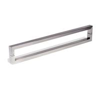 Modern & Contemporary Square/Rectangle Shape 1200mm / 48 inches Push-Pull Stainless-Steel Door Handle for Entrance/Entry/Shower/Glass/Shop/Store, Interior/Exterior Barn & Gates Rectangular - Satin Brushed Finish by KeyTiger Door Pulls & Handles