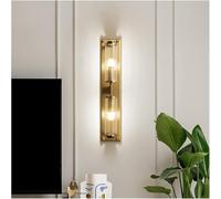 Modern Copper Gold Wall Lamp Compatible with Community Garden Villa Living Room Bedroom Aisle Background Indoor Light Fixtures,Contemporary Dining Room