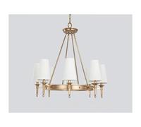 Modern Copper Round Chandelier for Bedroom Kitchen Dining Room & Living RoomStylish Bronze Ceiling Light Fixture with E14 BulbsElegant Home Lighting Decor