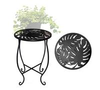 Modern Corner Plant Stand Iron Small Flower Rack for Green Succulents Single Layer Design for Living Room Office Balcony Space saving Indoor Plant Hanger Small Spaces Ou