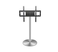 Modern Corner Tv Stand Tv Stand Household Floor-Standing Stainless Steel Tv Rack ''37-75'' Desktop Punch- Tv Bracket Heavy-Duty Extension Dual Arm ，C
