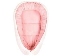 Modern Cotton Baby Cocoon for Newborns 55 x 90 cm Reversible Nest Pink and Beige Ereb