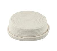 Modern Cotton Rope Tissue Box for Stylish Storage Solutions in Any Room (white)