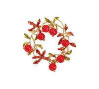 Modern Cranberry Brooch Versatile Kirsite Design Fashion Accessory Pin Perfect for Casual or Formal Attire Kirsite Brooch for Women Sustainable Fashion Accessory Pin