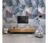 Modern Creative 3D Wallpaper Wall Mural, Abstract Geometric Lines 368(W) X254(H) Cm Wall Mural | Self-Adhesive Large Wallpaper for Boys Girls Bedroom Living Room Tv Backdrop Decor-7059124