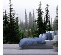 Modern Creative 3D Wallpaper Wall Mural, Forest Trees Landscape 400(W) X280(H) Cm Wall Mural | Self-Adhesive Large Wallpaper for Boys Girls Bedroom Living Room Tv Backdrop Decor-3480035