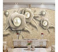 Modern Creative 3D Wallpaper Wall Mural, Plants and Flowers 250(W) X175(H) Cm Wall Mural | Self-Adhesive Large Wallpaper for Boys Girls Bedroom Living Room Tv Backdrop Decor-1839382