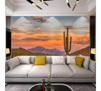 Modern Creative 3D Wallpaper Wall Mural, Plants and Flowers 400(W) X280(H) Cm Wall Mural | Self-Adhesive Large Wallpaper for Boys Girls Bedroom Living Room Tv Backdrop Decor-3078239