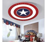 Modern Creative Ceiling Light LED Lamp with Remote Control, Dimmable Metal Acrylic Shade, 40cm for Children's Room, Bedroom, Kindergarten Decorative Lighting