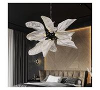 Modern Creative Chandelier Leaf Petal Hanging Lamp Luxury Shop Villa Pendant Light for Home Living Room