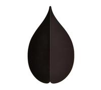 Modern Creative Iron Art Lamps Personality Living RoomCorridor Leaf Sconces LED Source Three-Color Dimmable Wall Light for Study Bedroom Bedside Clothing Store(Shape2) lamp