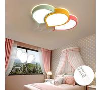 Modern Creative LED Lights Kids Colorful Balloon Children Room Ceiling Light 36W 220V 2700K-6500K Dimmable Flush Mount Ceiling Lighting Fixture for Children's Room Nursery Kindergarten Bedroom