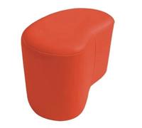 Modern Crescent Low Footstool for Living Room Entryway Shoe Stool Vanity Seating Small Foot Rest Stool (22x12x14 inches) Stylish Home Decor