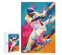 Modern Cricket Jigsaw Puzzle for Adults And Families, 1000 PCS, A Satisfying Project for Experienced Puzzlers, for Indoor Play