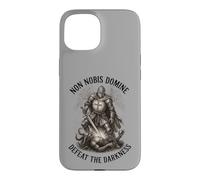 Modern Crusader Tactical Templar Knight Defeat Darkness Fait Case for iPhone 15