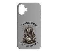 Modern Crusader Tactical Templar Knight Defeat Darkness Fait Case for iPhone 16 Plus