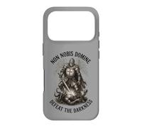 Modern Crusader Tactical Templar Knight Defeat Darkness Fait Case for iPhone 17 Pro