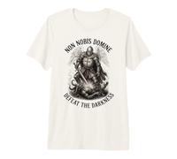 Modern Crusader Tactical Templar Knight Defeat Darkness Fait Premium T-Shirt