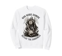 Modern Crusader Tactical Templar Knight Defeat Darkness Fait Sweatshirt