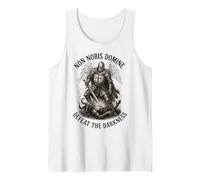 Modern Crusader Tactical Templar Knight Defeat Darkness Fait Tank Top