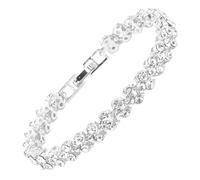 Modern Crystal Bracelet - Exquisite Sophisticated Bracelet for Women and Girls | Diamond Bracelet | Simple Crystal Bracelet | Fashion Jewelry for Gathering | Shopping | Home | Traveling | Dating