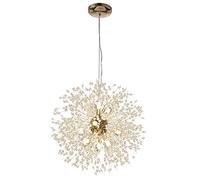 Modern Crystal Chandelier Creative Sputnik Firework Lamp Adjustable Dandelion Ceiling Light G9 Fixture for Bedroom Living Room Dining RoomStylish Home Decor