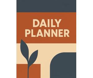 Modern Daily Planner - Minimalist Organizer for Schedule, Goals, Appointments & Notes: Stylish Productivity Journal with Space for Priorities, Tasks, and Reflections