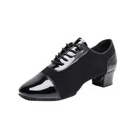 Modern Dance Shoes Men Ballroom Dancing Soft Rubber Sole Suede Sole Optional Large Size Male Jazz Latin Shoes Tango For Hip Hop(40)