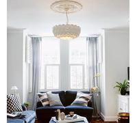 Modern Danish Design WhiteHangingLight for Bedroom Living Room Dining AreaWarm Light e Home Decor