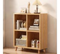 Modern Dark Brown Open Storage Display Shelf for Study Rooms & Libraries - Elegant nizer for Books & Décor, Space-Saving Design 79.8 x 30 x 74.9 cm