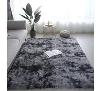 Modern Dark Gray Bedroom Rug Soft Area Carpet for GirlsLiving Room Mat Perfect for Bedside & Sofa 140x200 cm.
