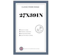 Modern Dark Grey HD Front Poster Frames 27x39 inches Picture/Photo Frames Vertical or Horizontal Shatter-Proof Perspex Front Easy To Hang for Home, Office, Gallery