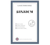 Modern Dark Grey MDF Frame 23x33 cm Eco-Friendly Poster Frame | Showcase Your Art with Style | Vertical/Horizontal for Stylish Display Ideal for Gallery Walls & Home Décor
