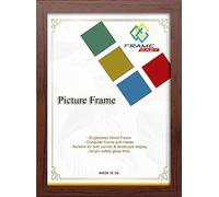 Modern Dark Oak 12 x 8 inch Picture Frame In Multiple Colours & Sizes - Frame With Safe Perspex Front & Wall Mounting - 12" x 8" Photo Frame (30.5 x 20.3cm)