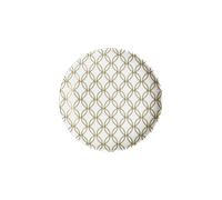 Modern Deco Small Plate Gold Accent -