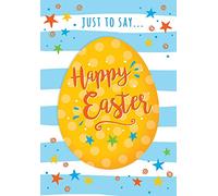 Modern Decorative Easter Card Open - 7 x 5 inches - Piccadilly Greetings
