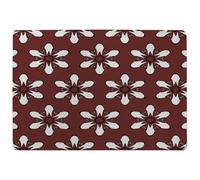 Modern Decorative Floral Pattern Rug Benjamin Tate Design Natural Large