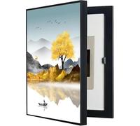 Modern Decorative Fuse Box Cover Art, Removable Punch-Free Switch Panel Hide, Stylish Meter Box Painting for Dining Rooms & Bedrooms, 35x45cm