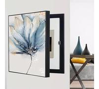 Modern Decorative Fuse Box Cover - Hidden Circuit Breaker Cabinet, Flip-Up Meter Switch Box for Living Room, Bedroom, Office, Cafe, Stylish Home Decor (E 19.7 * 27.6in)