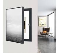 Modern Decorative Fuse Box Cover - Hidden Circuit Breaker Cabinet, Flip-Up Meter Switch Box for Living Room, Bedroom, Office, Cafe, Stylish Home Decor (C 23.6 * 31.5in)